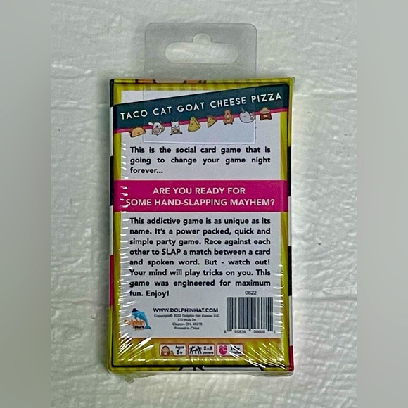 Taco Cat Goat Cheese Pizza Card Game - Picture 2 of 2
